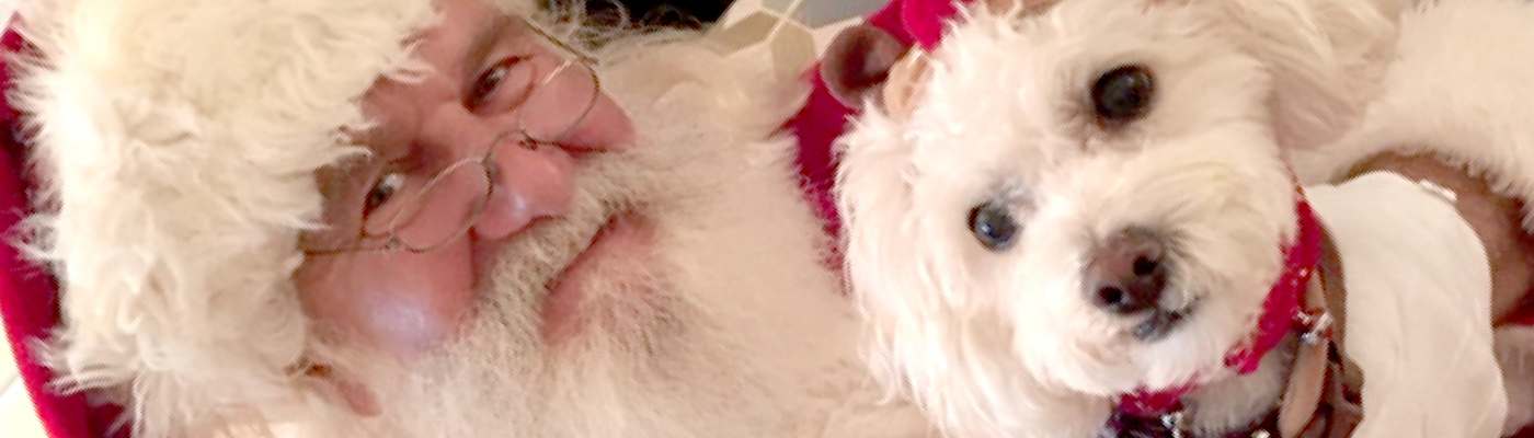 Santa loves pets!
